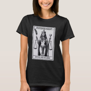Kemetic Tarot Kaart Oude Egyptische Godin T-shirt