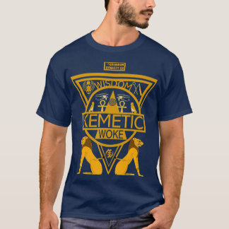 Kemetische spiritualiteit Oude Egyptische kunst T-shirt