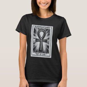 Kemetische Tarotkaart Oude Egypte Egyptische Ankh  T-shirt