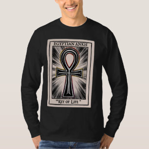 Kemetische Tarotkaart Oude Egypte Egyptische Ankh  T-shirt
