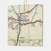 Kemmerer WY  Map Keramisch Ornament (Links)