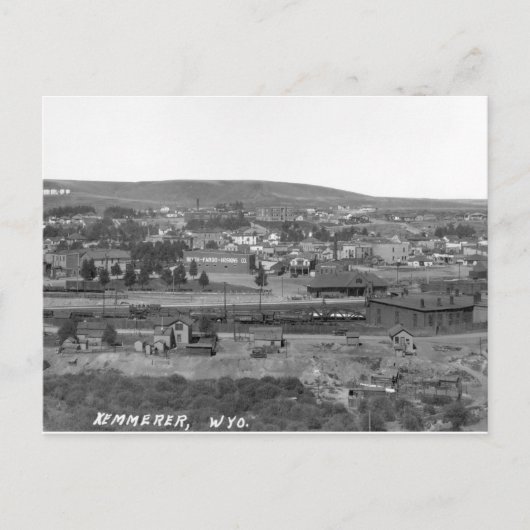Kemmerer Wyoming, circa 1920 Briefkaart (Voorkant)