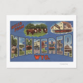 Kemmerer, Wyoming - Grote Letter-scènes Briefkaart (Voorkant)