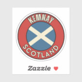 Kemnay, Scotland Sticker (Vel)