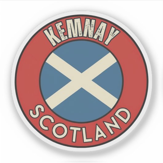 Kemnay, Scotland Sticker (Voorkant)
