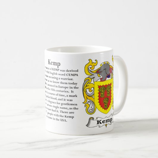 Kemp - gezinscolat van de Mok van wapens (Voorkant rechts)