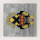 Kemper Crest en School Illustratie Legpuzzel (Horizontaal)