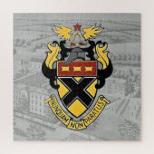 Kemper Crest en School Illustratie Legpuzzel (Verticaal)