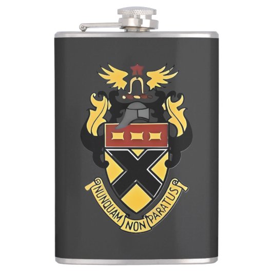 Kemper Crest Vinyl-Wrapped kolf Heupfles (Voorkant)