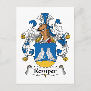Kemper Family Crest Briefkaart