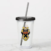 Kemper Militaire School & College Crest Acryl Drinkbeker (Achterkant)