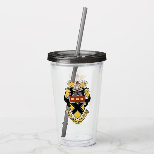 Kemper Militaire School & College Crest Acryl Drinkbeker (Achterkant)