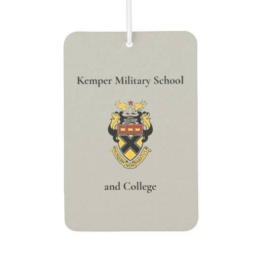Kemper Militaire School & College Dubbelzijdig Luchtverfrisser (Voorkant)