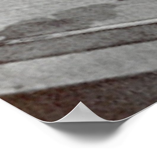 Kemper Militaire School & College Mess Zwart/Wit Poster (Hoek)