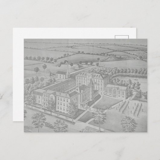 Kemper Militaire School Draai van de 20e eeuw Briefkaart (Voorkant / Achterkant)