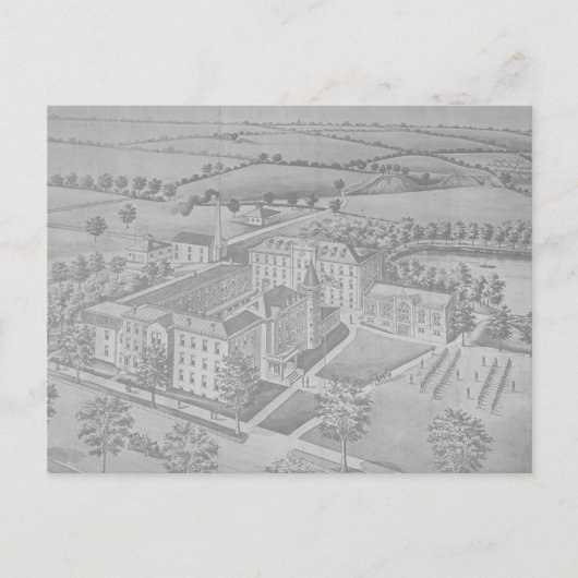 Kemper Militaire School Draai van de 20e eeuw Briefkaart (Voorkant)