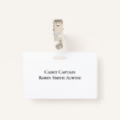 Kemper Militaire School en College Badge (Achterkant met clip)