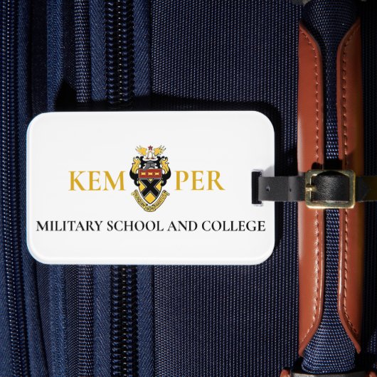 Kemper Militaire School en College Bagagelabel (Voorkant Insitu 4)