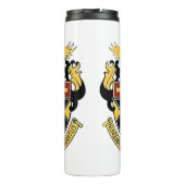 Kemper Militaire School en College Crest Thermosbeker (Achterkant)