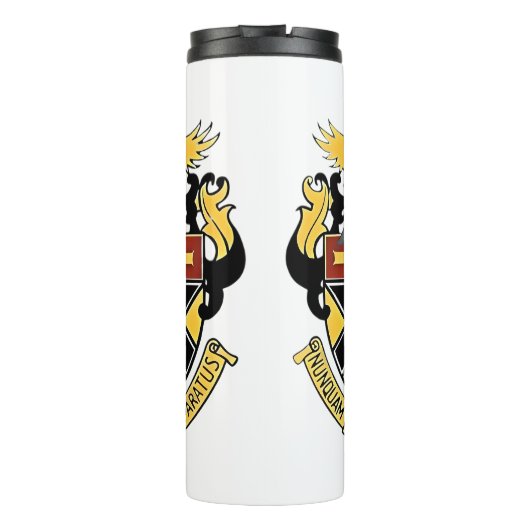 Kemper Militaire School en College Crest Thermosbeker (Achterkant)