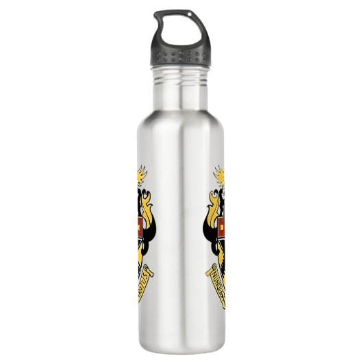 Kemper Militaire School en College Crest Waterfles (Achterkant)