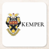 Kemper Militaire School en College Kartonnen Onderzetters (Voorkant)