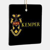 Kemper Militaire School en College Keramisch Ornament (Rechts)