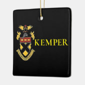 Kemper Militaire School en College Keramisch Ornament (Links)