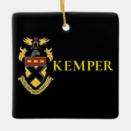 Kemper Militaire School en College Keramisch Ornament