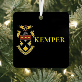 Kemper Militaire School en College Metalen Ornament