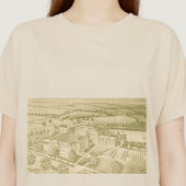 Kemper Militaire School Oud Briefkaart Sepia op Za T-shirt