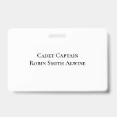 Kemper Military School en College Badge (Achterkant)