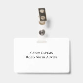 Kemper Military School en College Badge (Achterkant met clip)