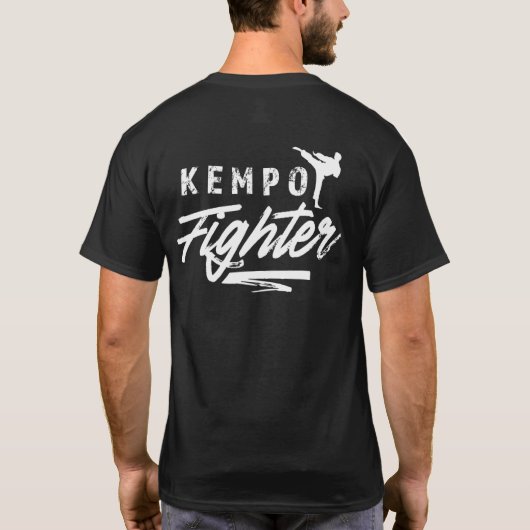 Kempo Fighter Karate Shaolin Kenpo Martial Arts 1 T-shirt (Achterkant)