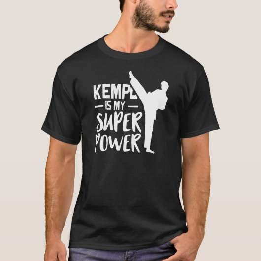 Kempo is mijn Superpower Kenpo Karate Shaolin Mart T-shirt (Voorkant)