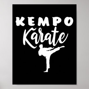 Kempo Karate Kenpo Vechtkunst Shaolin Poster