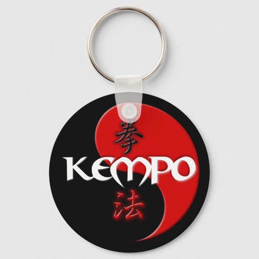 Kempo Yin Yang Sleutelhanger (Voorkant)