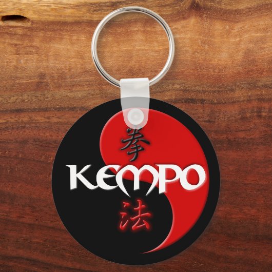 Kempo Yin Yang Sleutelhanger (Voorkant)