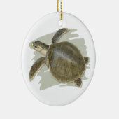 Kemp's Ridley Zee Turtle Ceramic Ornament (Rechts)