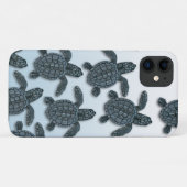 Kemp's Ridley Zee Turtle iPhone Case (Achterkant (horizontaal))