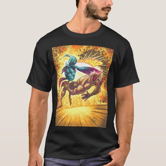 Kempvis T-shirt (Voorkant)