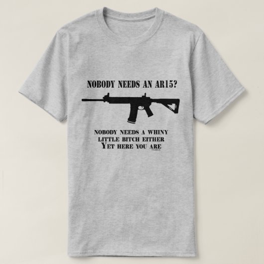 Ken ar15 t-shirt (Design voorkant)