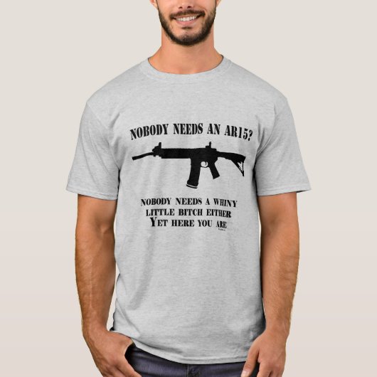 Ken ar15 t-shirt (Voorkant)