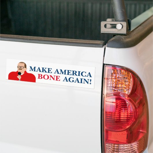 Ken Bone Bumpersticker: "Maak Amerika weer weg!" Bumpersticker (Op Truck)