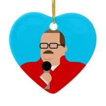 Ken Bone Kerstornament Heart