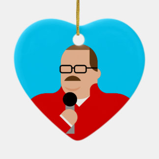 Ken Bone Kerstornament Heart Keramisch Ornament