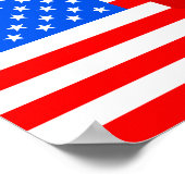 Ken Bone Poster: Amerikaanse vlag Poster (Hoek)