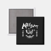 Ken Carson Merch Design AGC Magneet (Voorkant / Achterkant)