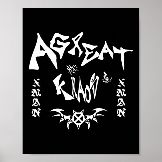 Ken Carson Merch Design AGC Poster (Voorkant)