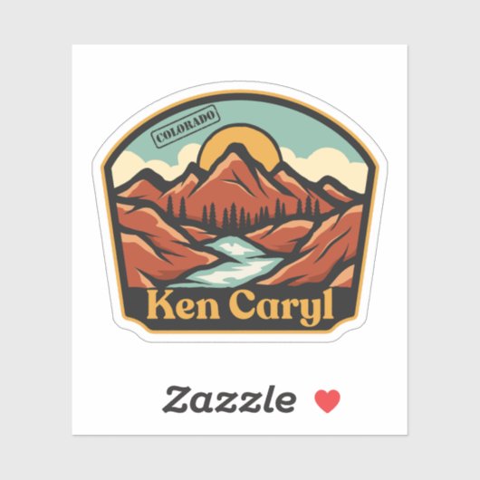 Ken Caryl, Colorado Sticker (Vel)